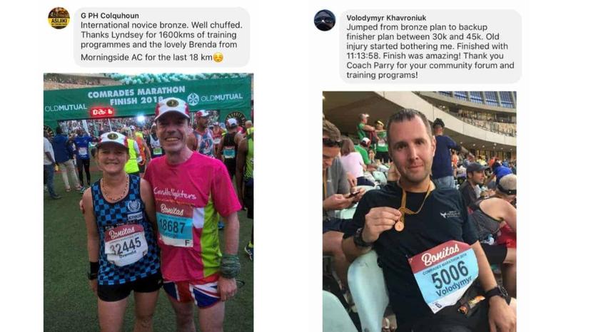 Comrades Marathon runner success story